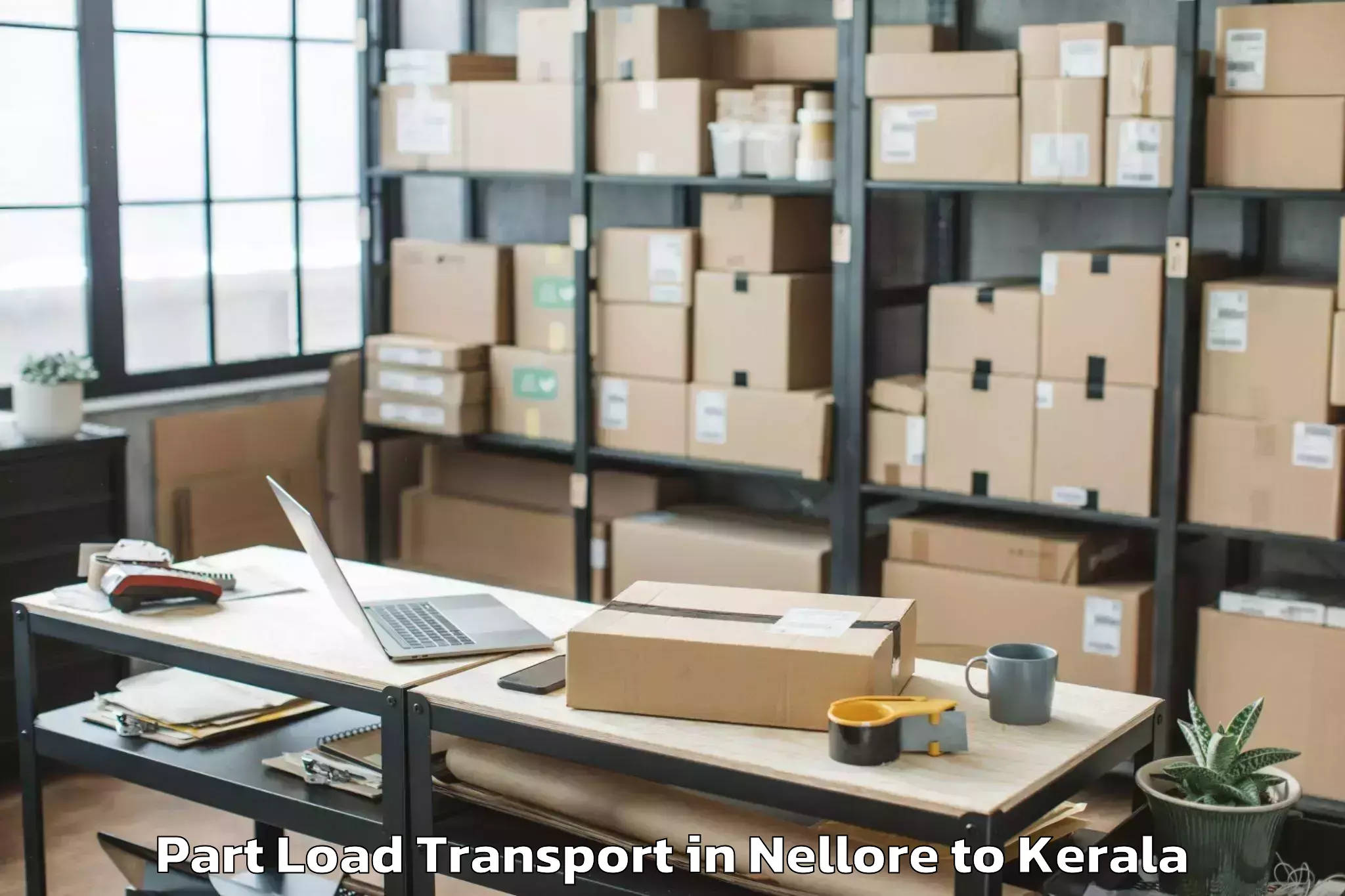 Leading Nellore to Thodupuzha Part Load Transport Provider